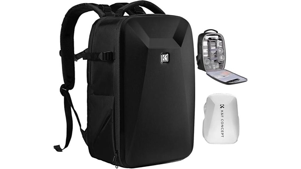 hardcase camera backpack with laptop