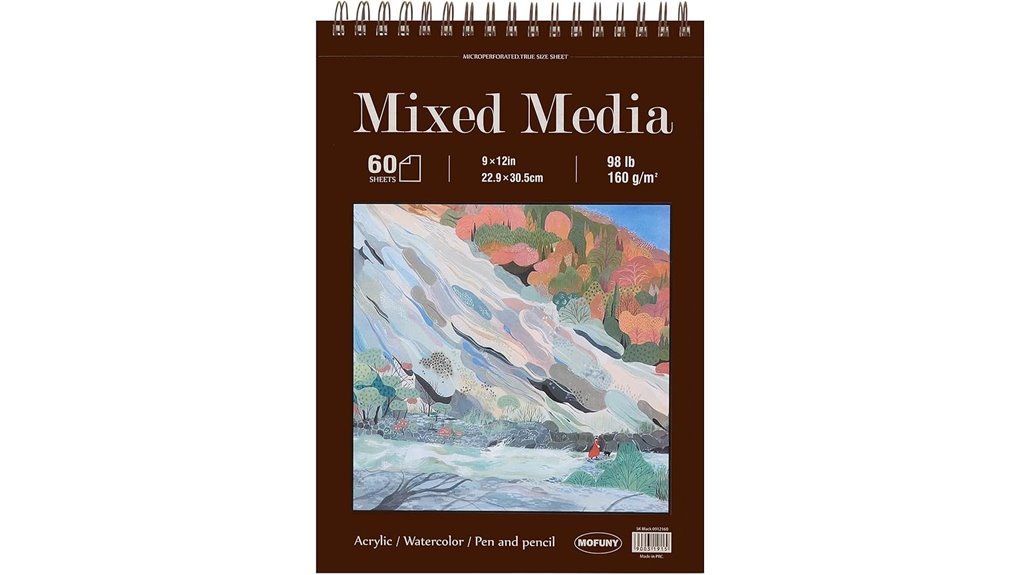 hardcover 9x12 spiral sketchbook