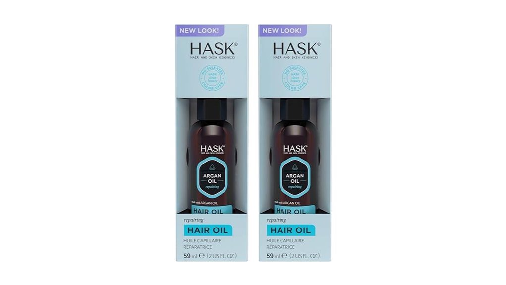 hask argan repairing hair oil