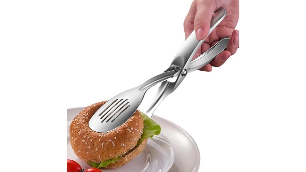 heat resistant stainless steel tongs