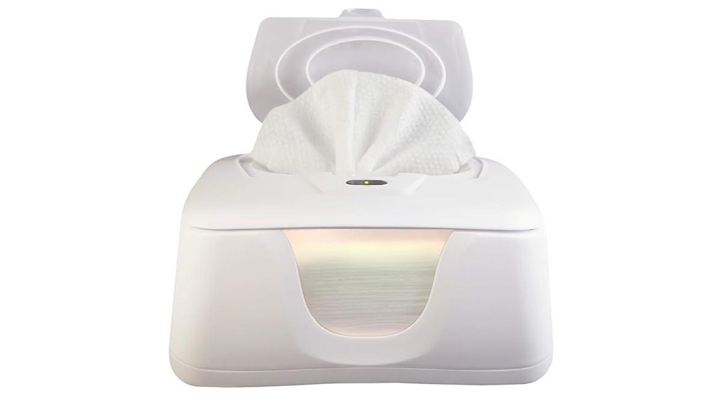 heated wet wipe dispenser