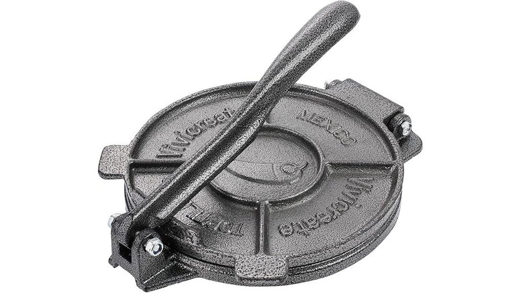 heavy cast iron tortilla press