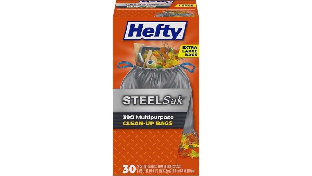 heavy duty 39 gallon trashbags 30