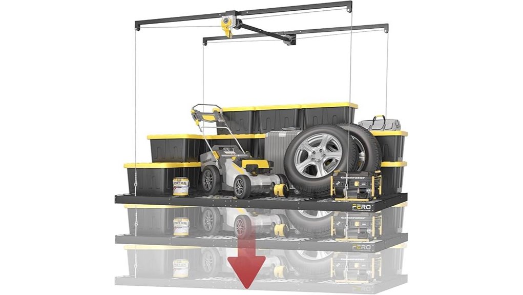 heavy duty 4x8 overhead rack