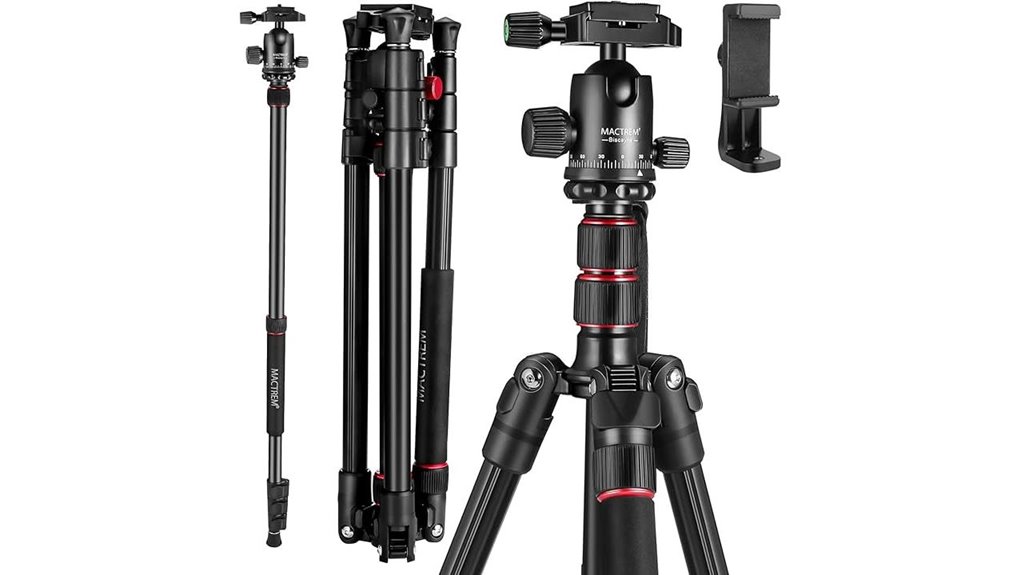 heavy duty 84 inch aluminum tripod