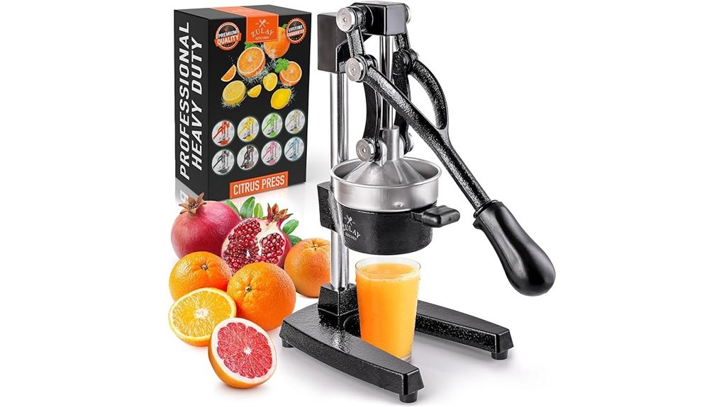 heavy duty cast iron citrus juicer
