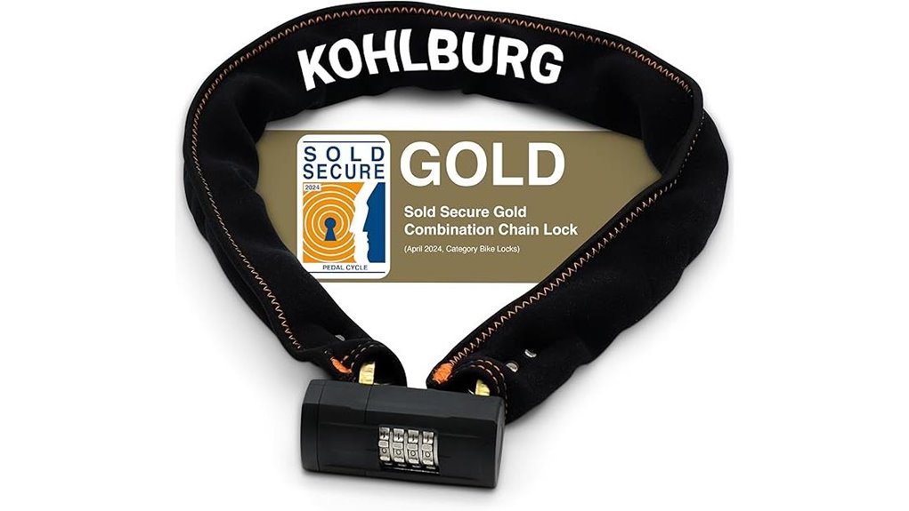 heavy duty combination bike lock