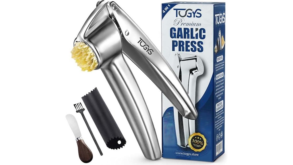 heavy duty ergonomic stainless garlic