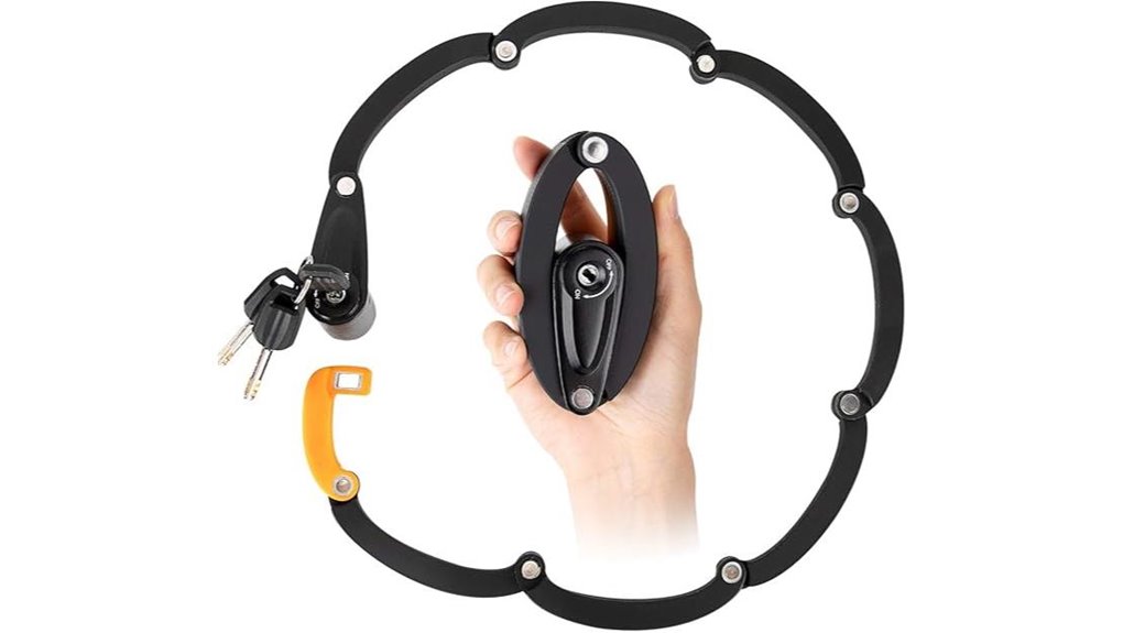 heavy duty folding steel lock