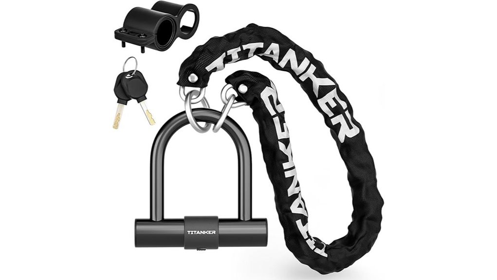 heavy duty motorcycle chain lock