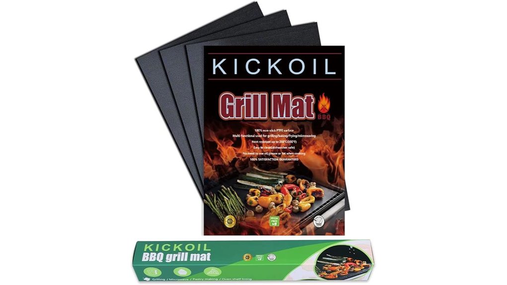 heavy duty nonstick grill mats