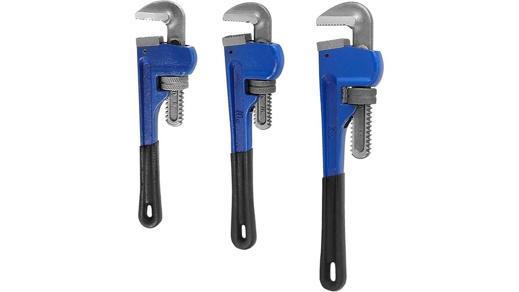 heavy duty plumbers wrench set