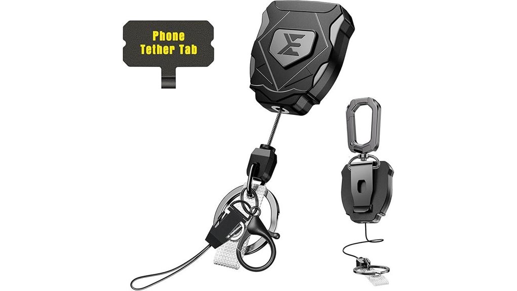 heavy duty retractable badge reel