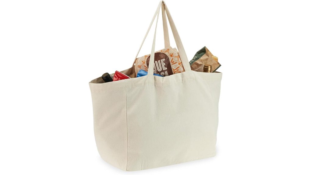 heavy duty reusable grocery tote