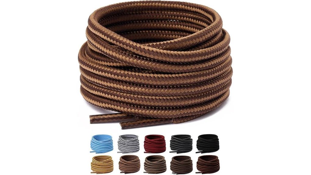 heavy duty round boot laces