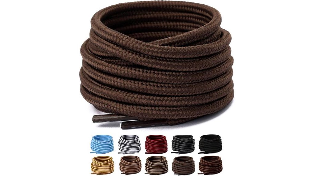 heavy duty round boot laces