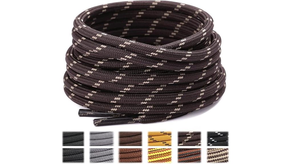 heavy duty round boot laces