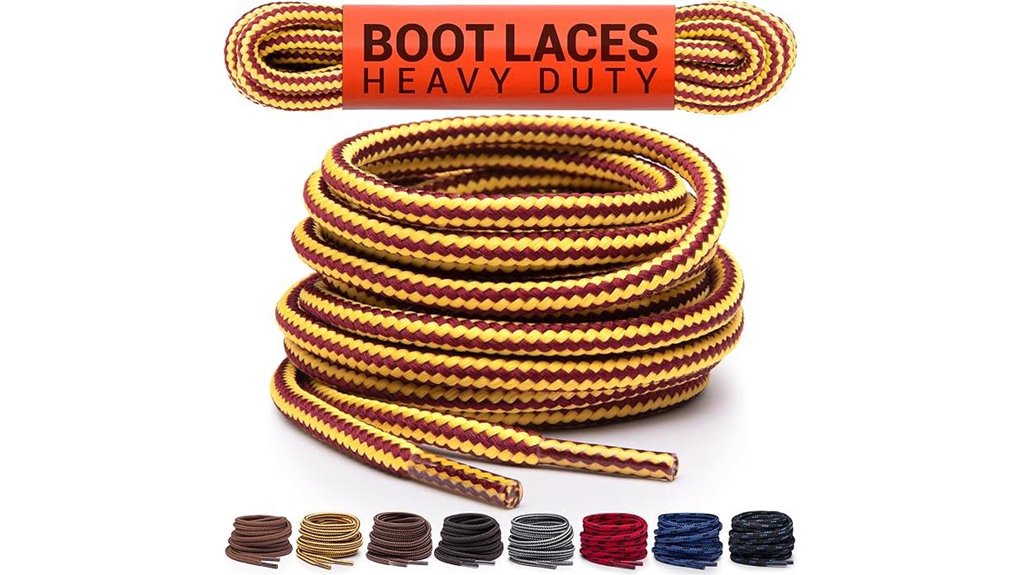 heavy duty round boot laces