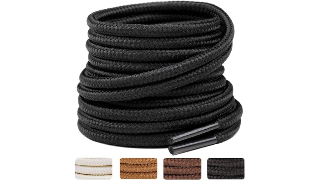 heavy duty round boot laces