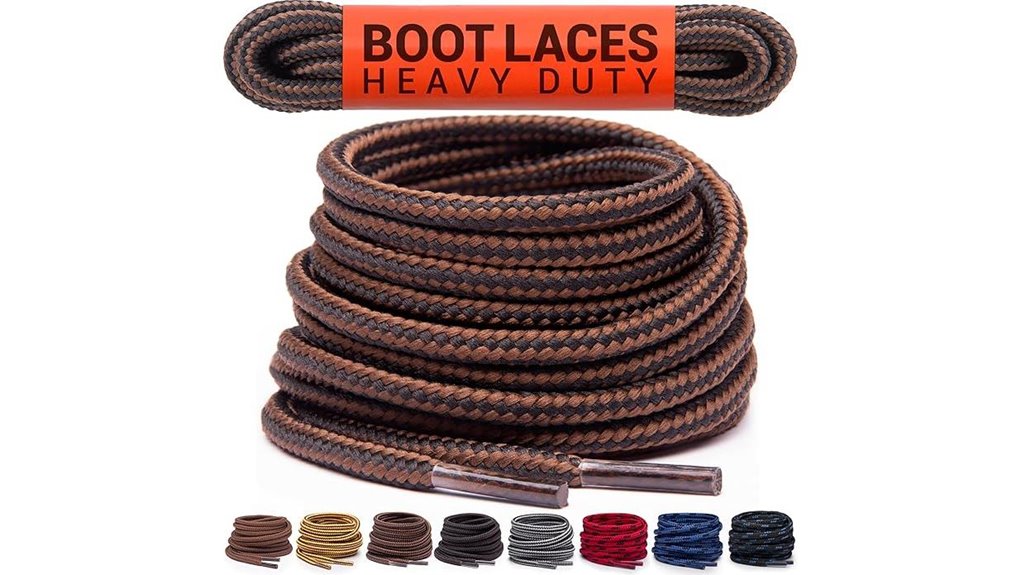 heavy duty round boot laces