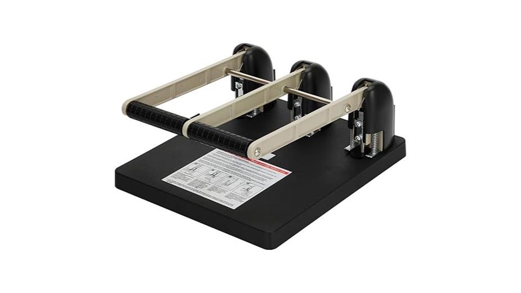 heavy duty three hole paper punch