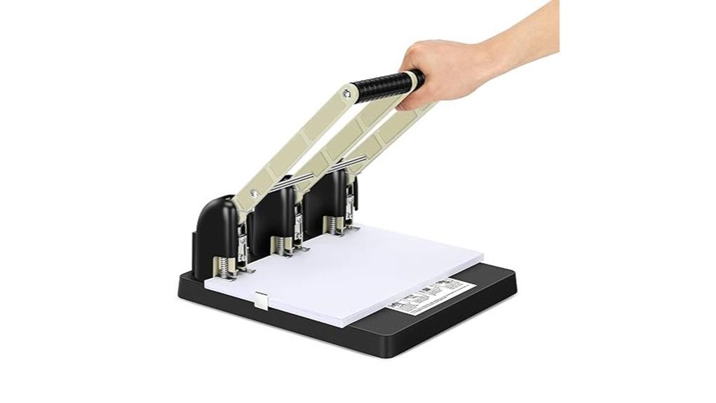 heavy duty three hole punch