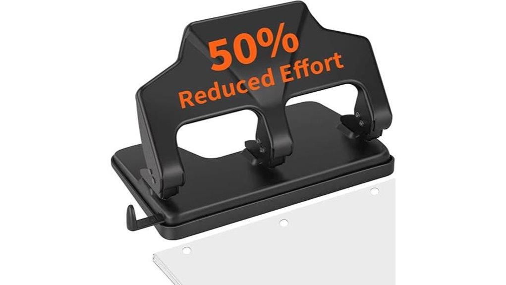 heavy duty three hole punch