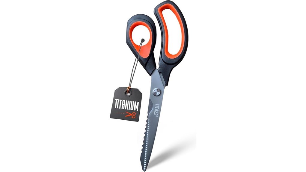 heavy duty titanium coated scissors