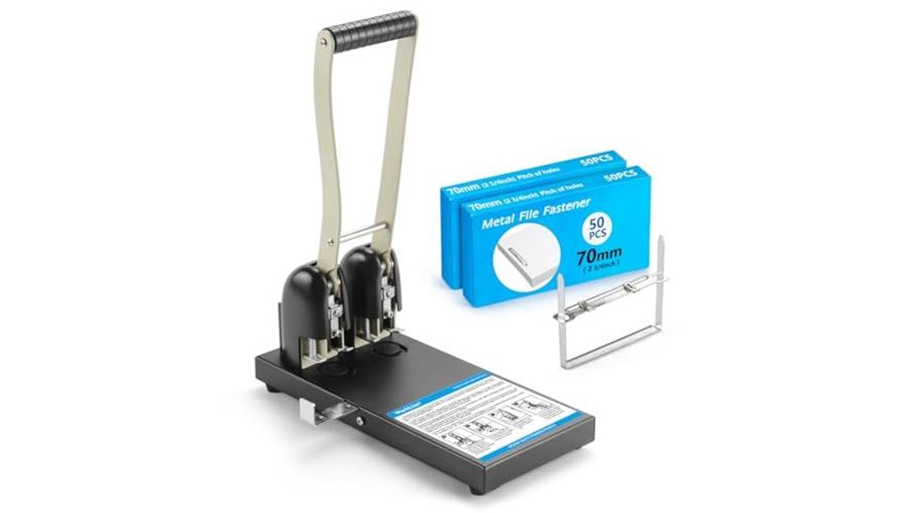 heavy duty two hole punch