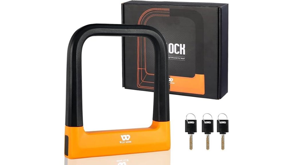 heavy duty u lock with keys