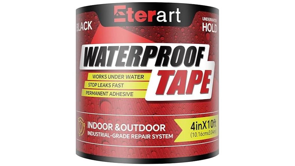 heavy duty waterproof black tape