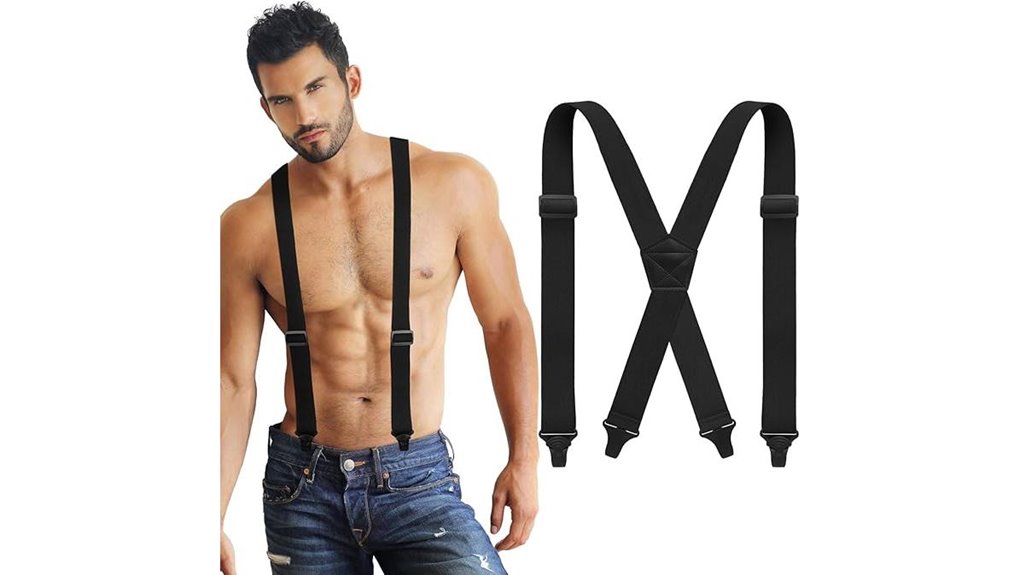 heavy duty x back work suspenders