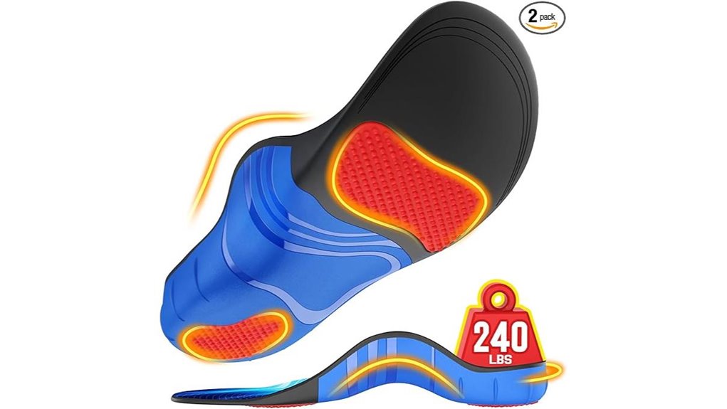 heavy high arch plantar insoles