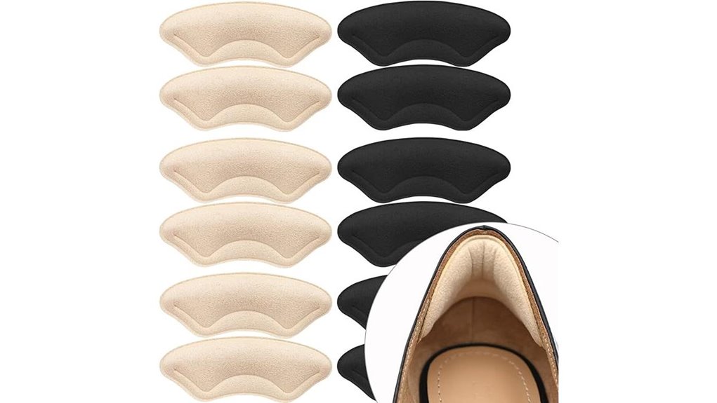 heel cushions for loose shoes