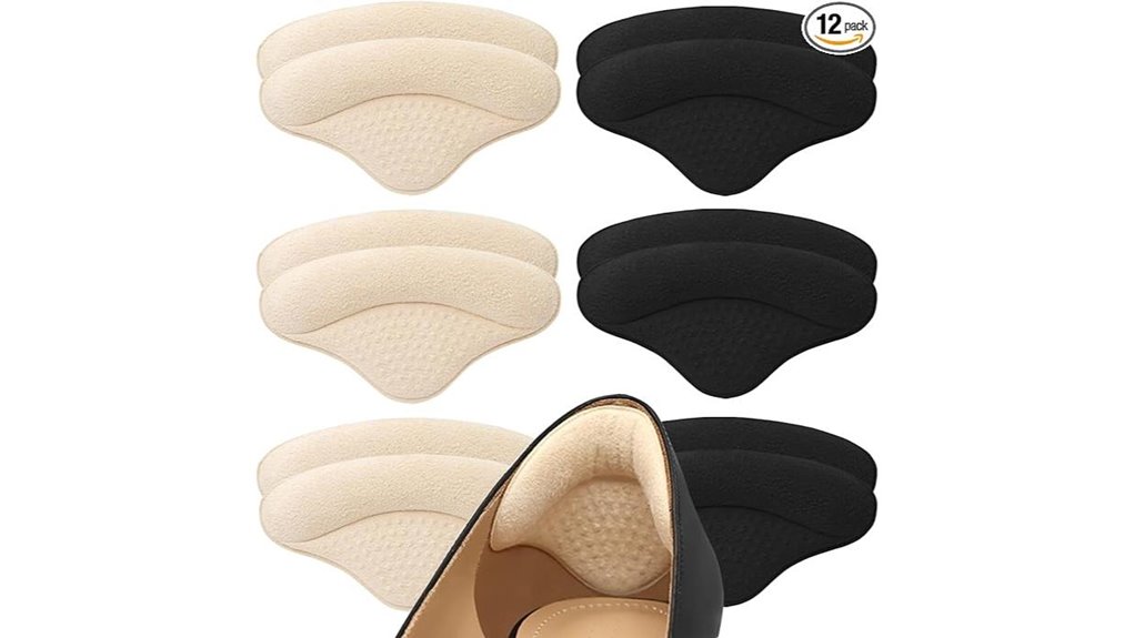 heel grip cushions for loose shoes