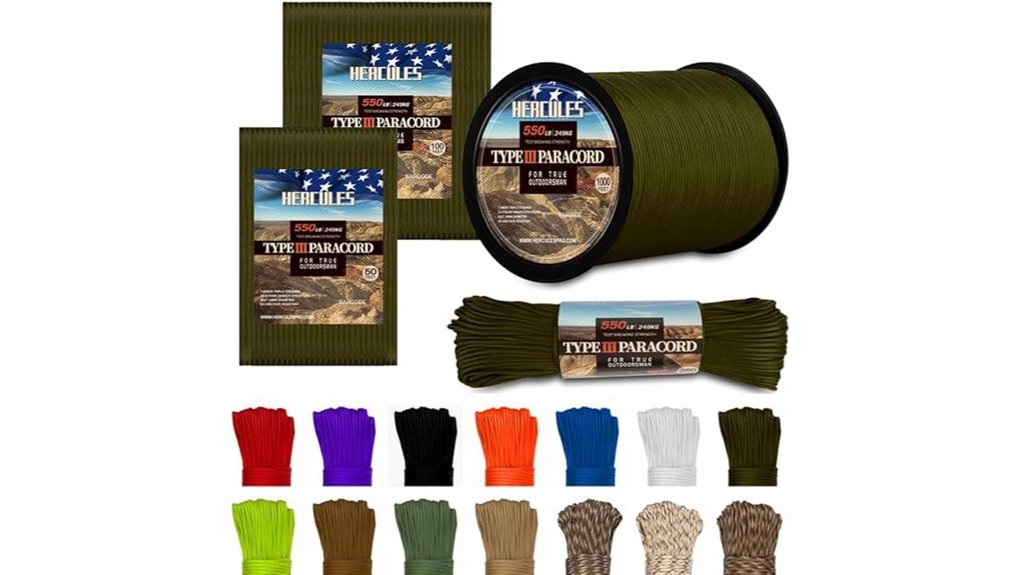 hercules 50 army green paracord