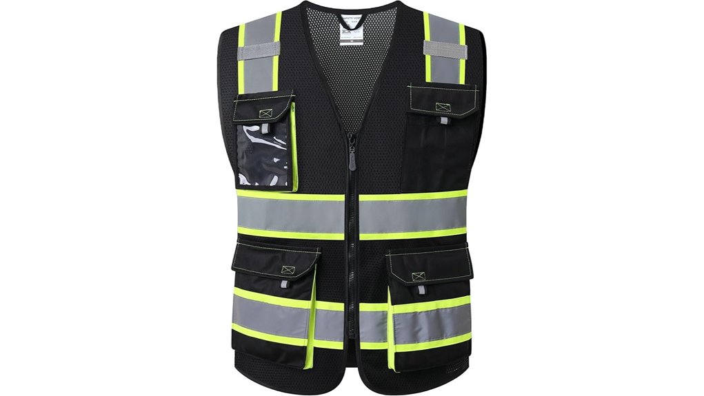 hi vis reflective safety vest