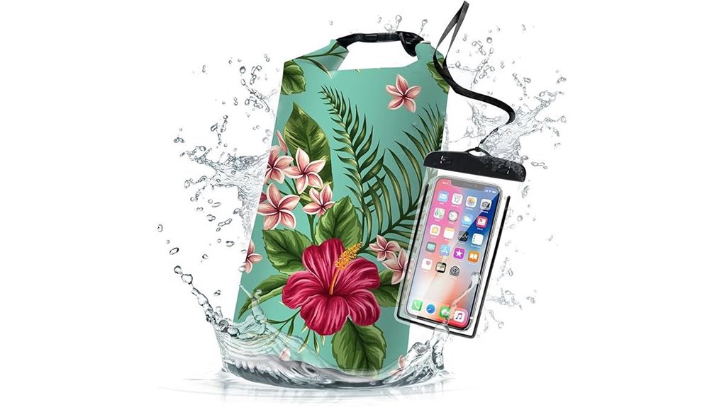 hibiscus waterproof roll top drybag