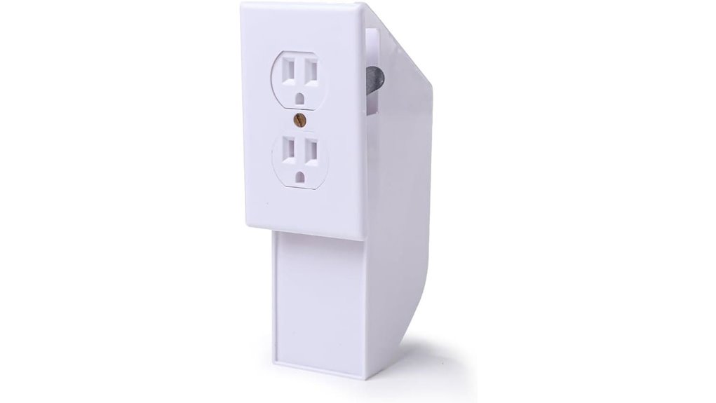 hidden magnetic wall socket safe