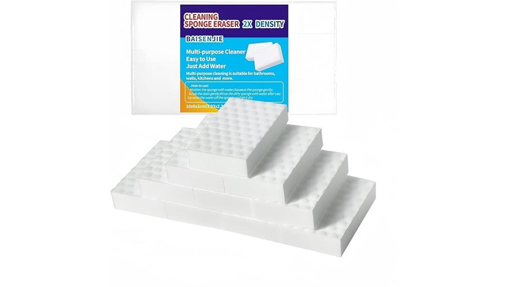 high density melamine cleaning sponges
