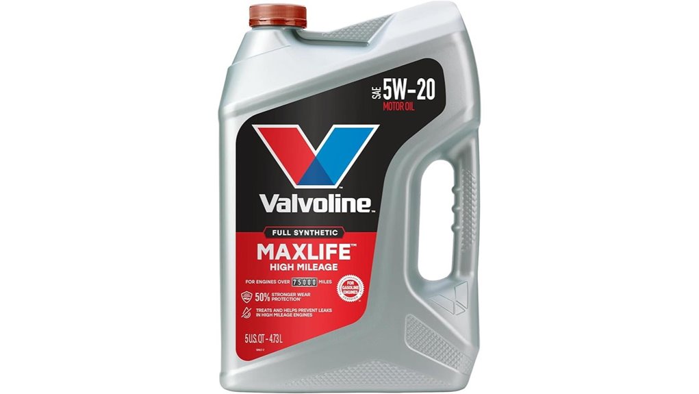 high mileage full synthetic 5w 20