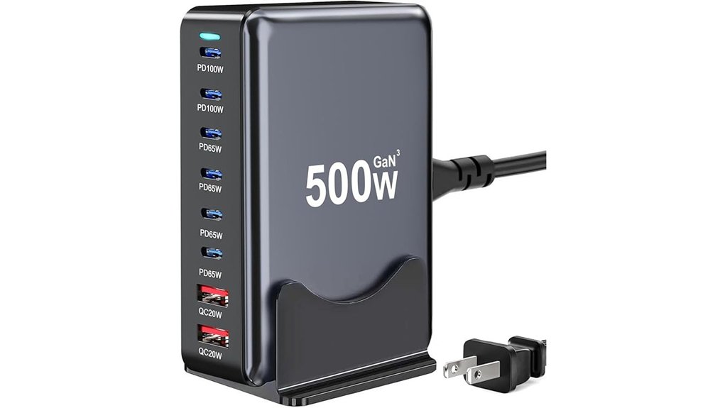 high power 500w gan charger