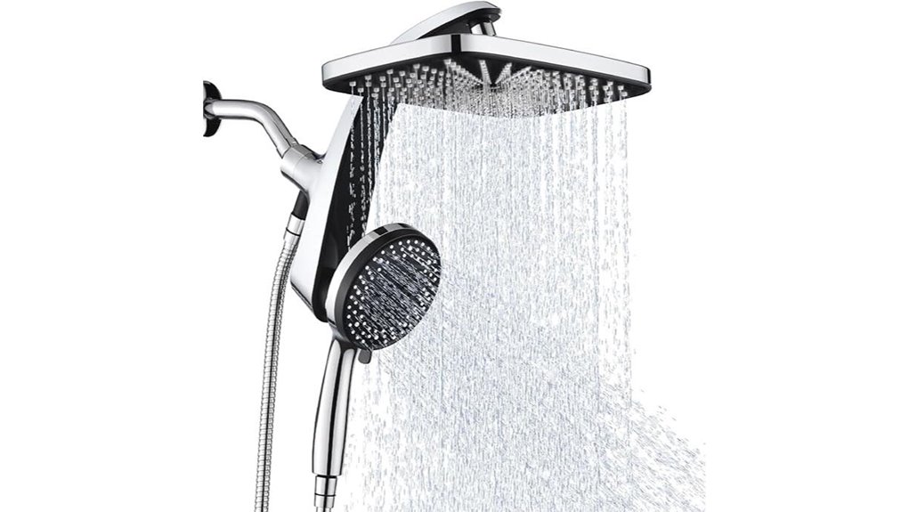 high pressure dual handheld shower
