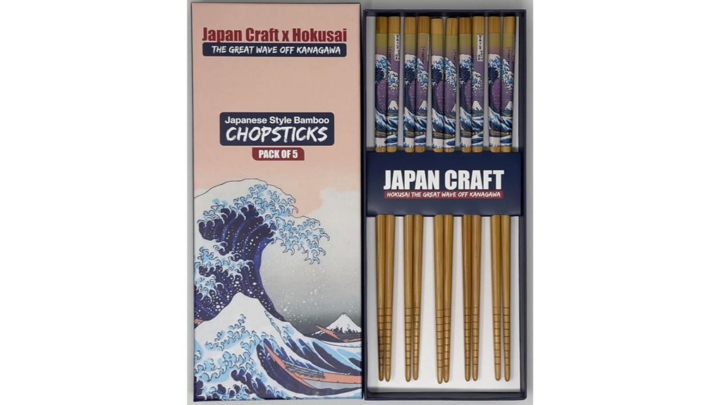 hokusai great wave chopsticks