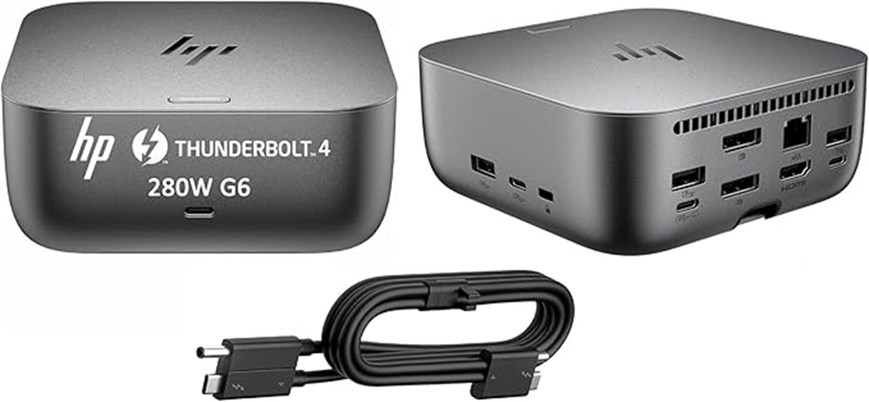 hp thunderbolt 4 280w dock