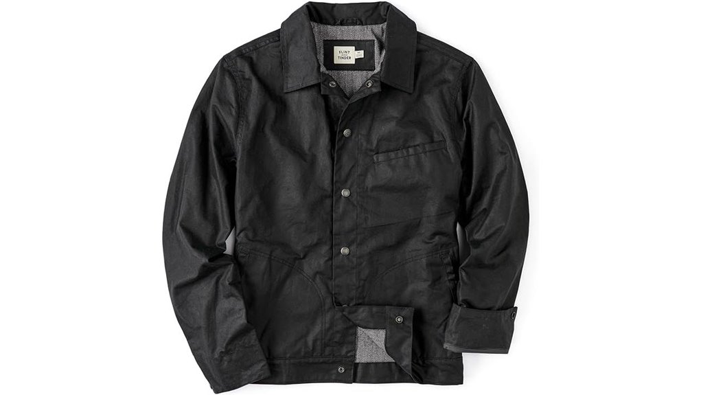 huckberry waxed snap jacket