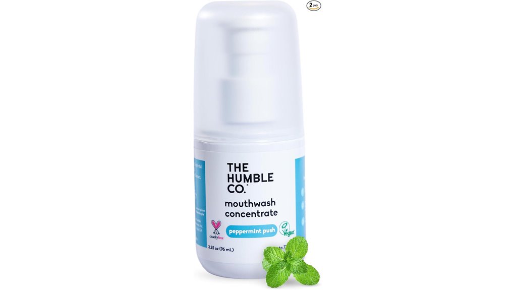 humble peppermint fluoride free concentrate