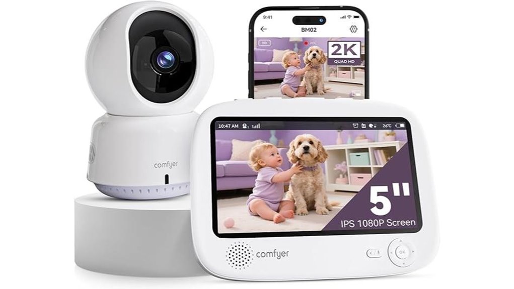 hybrid 5 2k 1080p wifi baby monitor
