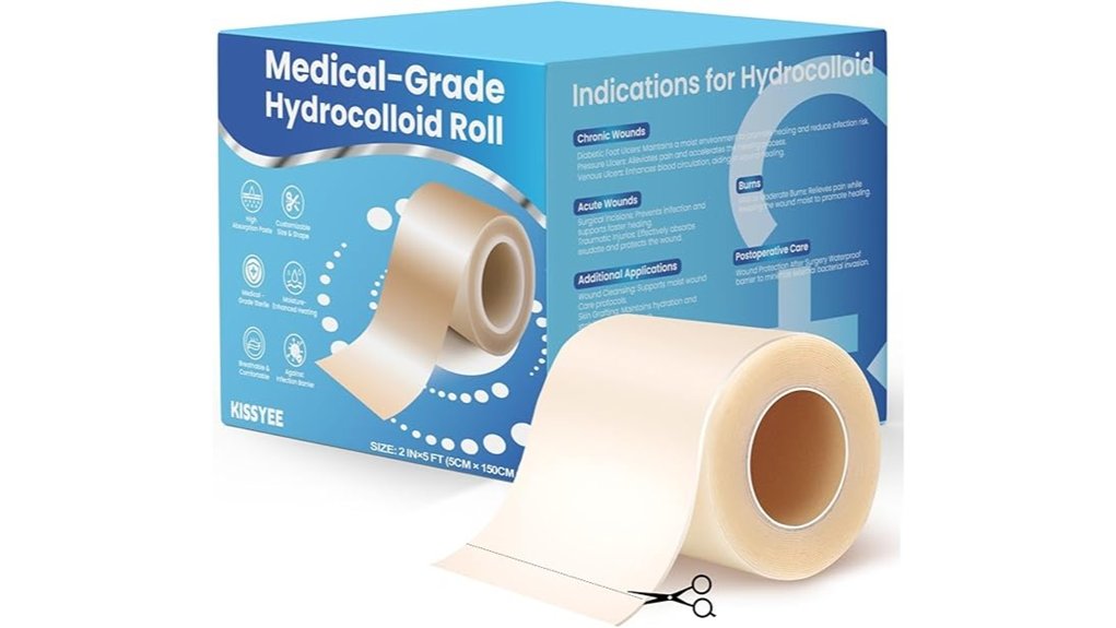 hydrocolloid adhesive roll bandage