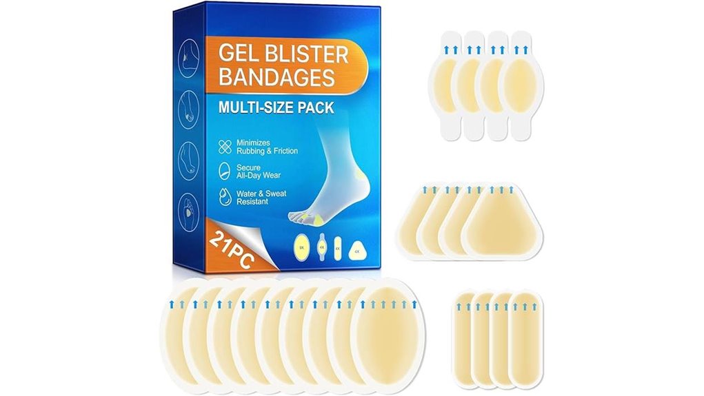hydrocolloid blister bandage pack